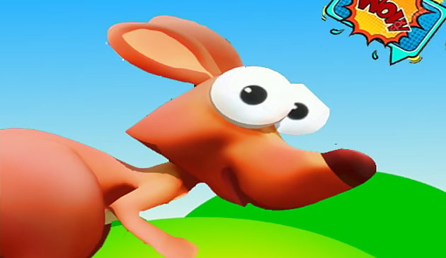 Neues Spiel Känguru springen und rennen