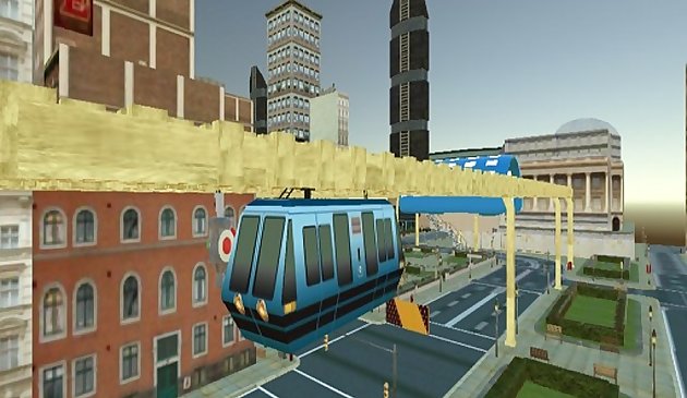 Sky Train Simulator : Juego de conducción de trenes elevados