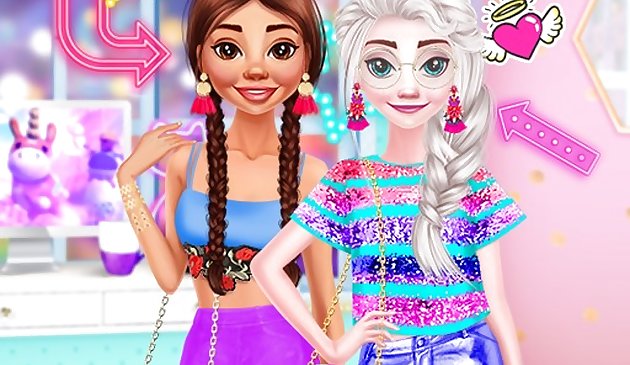 Princesses Neon Dresses