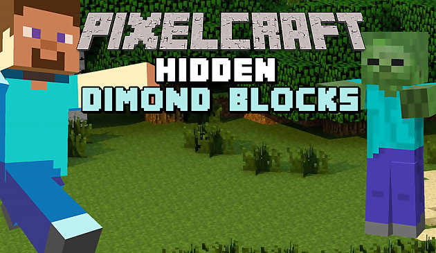 Pixelcraft Hidden Diamond Blocks