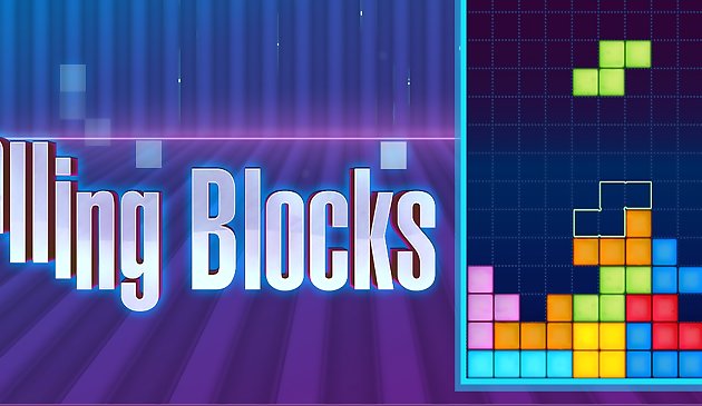 Falling blockiert das Tetris-Spiel
