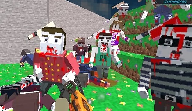 서바이벌 슈팅 블록 전투: 픽셀 건 아포칼리