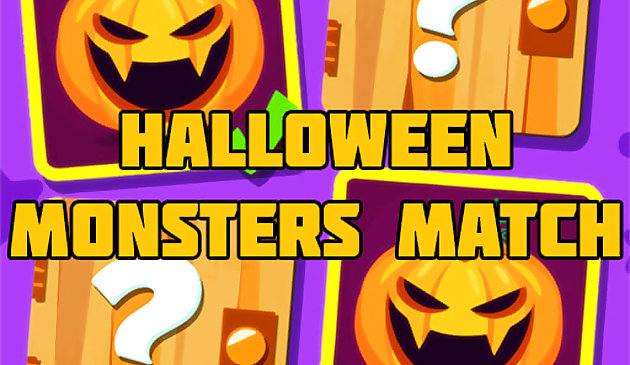 Halloween Monsters Match