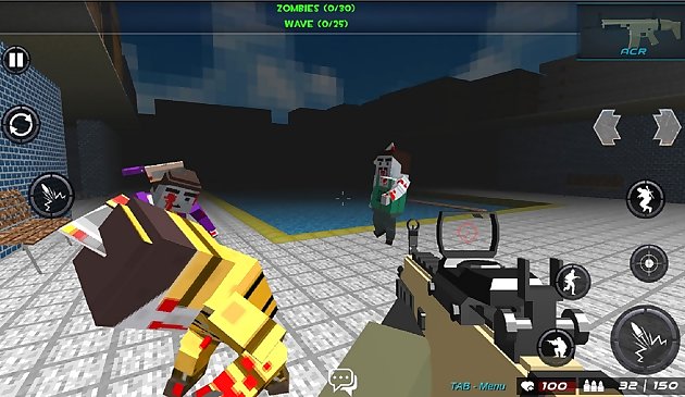 Выживание стрелялка военная игра пиксельная пушка апокалипсис 3
