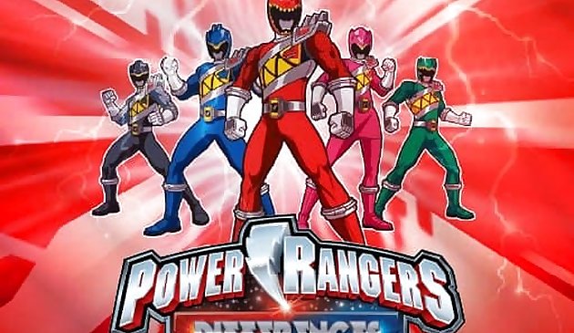 Find the Differences - Power Rangers Spot Game