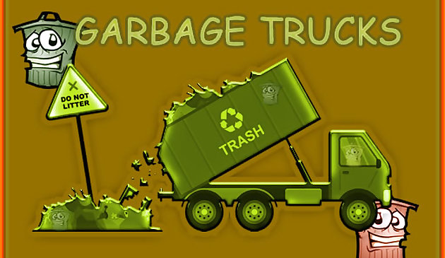 Garbage Trucks Hidden Trash Can