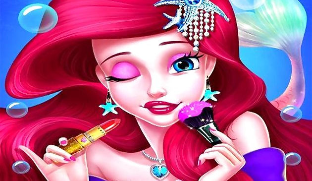 Mermaid Princess Makeup - Salón de moda para niñas