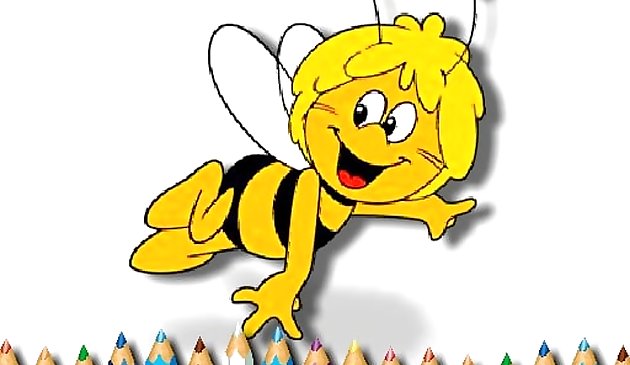 Maja l’abeille livre de coloriage