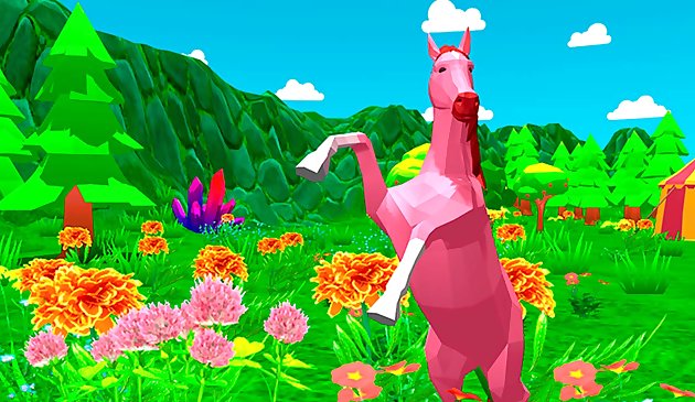 말 가족 동물 시뮬레이터 3D