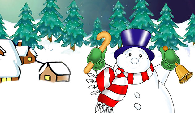 Рождественский снеговик Головоломка