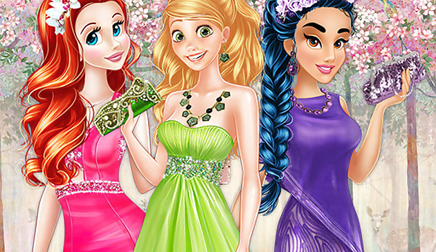 Colores de los vestidos de princesa de primavera