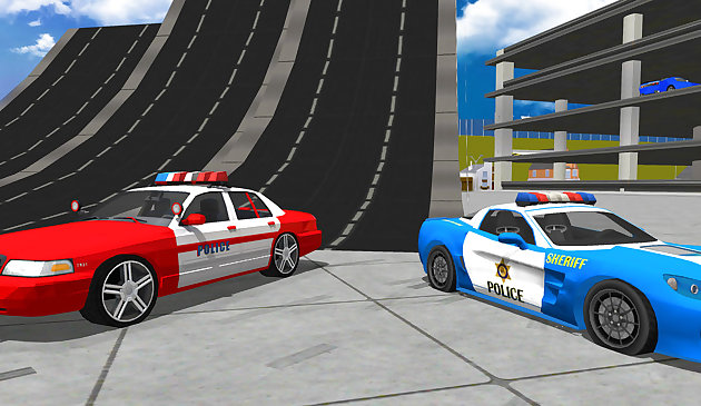 Polizei-Drift-Auto-Fahr-Stunt-Spiel