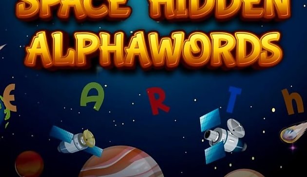 Versteckte Alphawörter im Weltraum