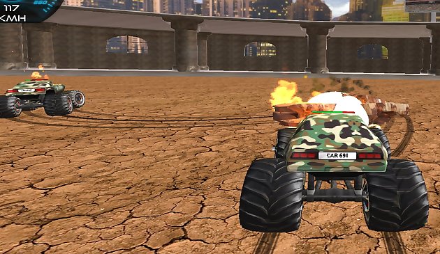 Снос Monster Truck Army 2020