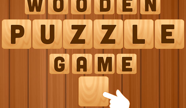 Jeu de puzzle en bois