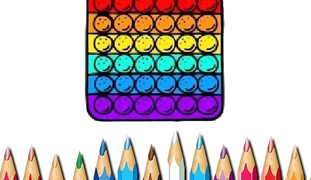 Pop It Coloring Book