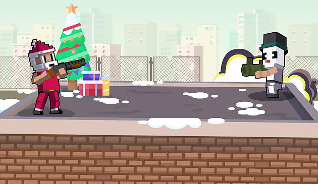 Weihnachts-Rooftop-Schlachten