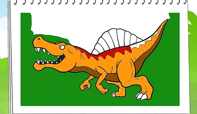 塗り絵恐竜