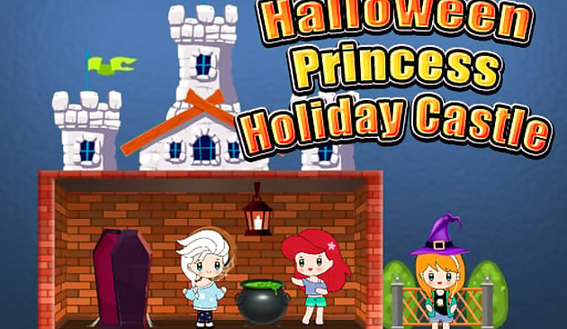 Праздничный замок принцессы Хэллоуина