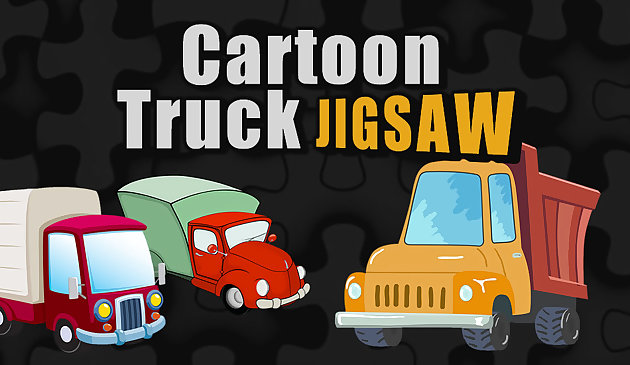 Rompecabezas de camiones de dibujos animados