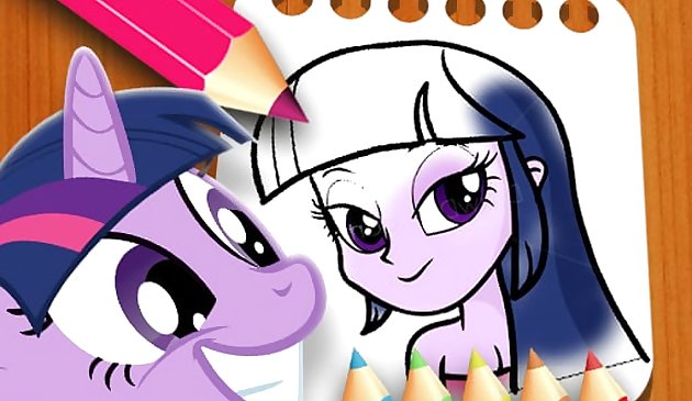 Livre de coloriage Equestria Girls