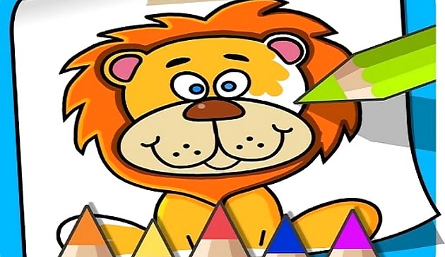 Книжка-раскраска для детей: раскраски животных