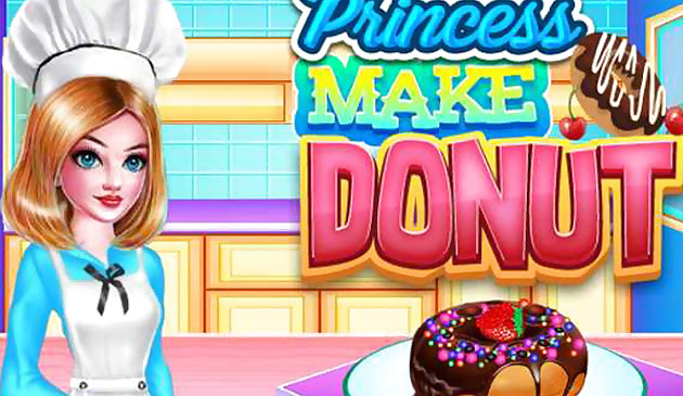 Принцесса делает пончик