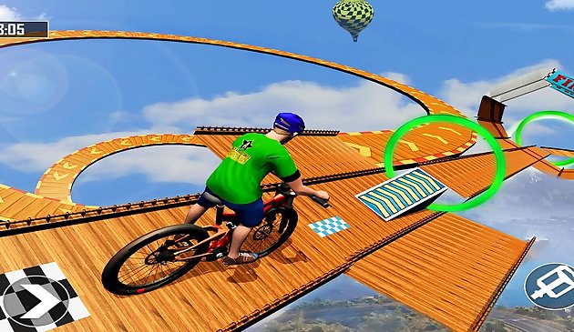 BMX Rider Impossible Stunt Racing : Cascade cycliste