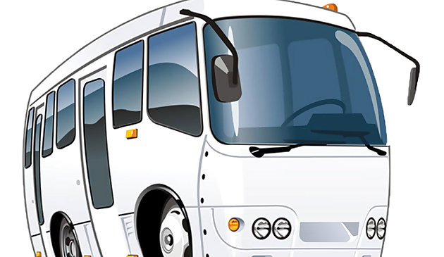 Diapositive de bus de dessin animé