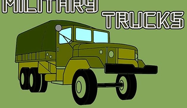 Färbung von Militärlastwagen