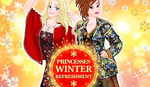 Refresco de invierno de princesas