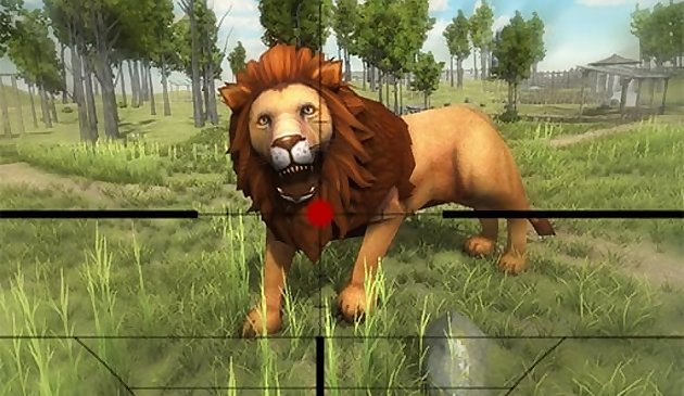 Caza del león 3D