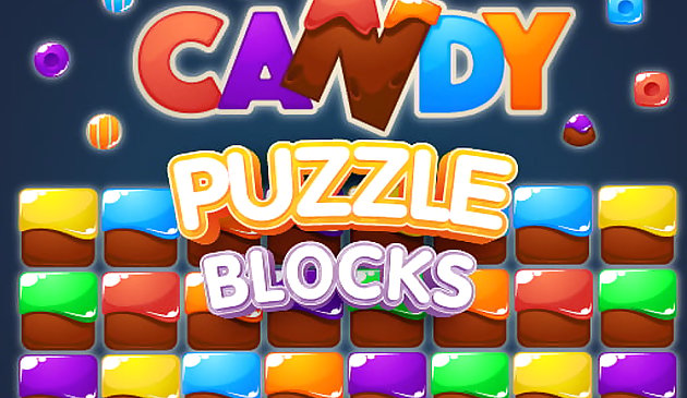 Süßigkeiten-Puzzle-Blöcke