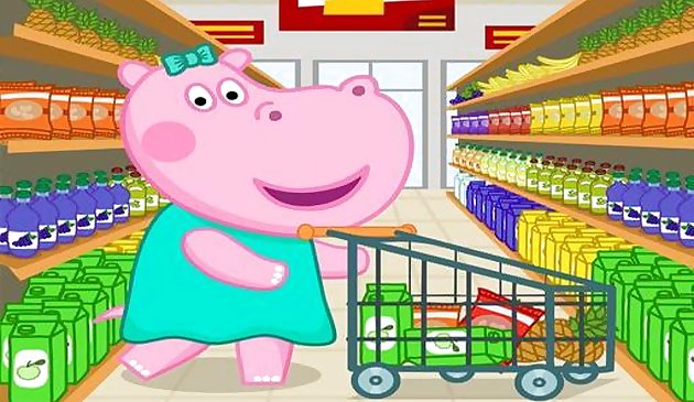 Supermarché: Jeux de shopping pour les enfants