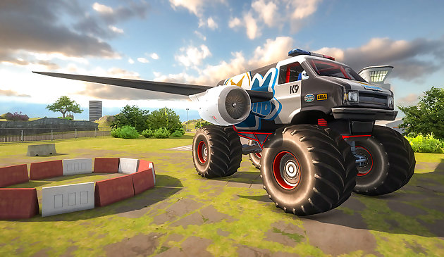Симулятор реального летающего грузовика 3D