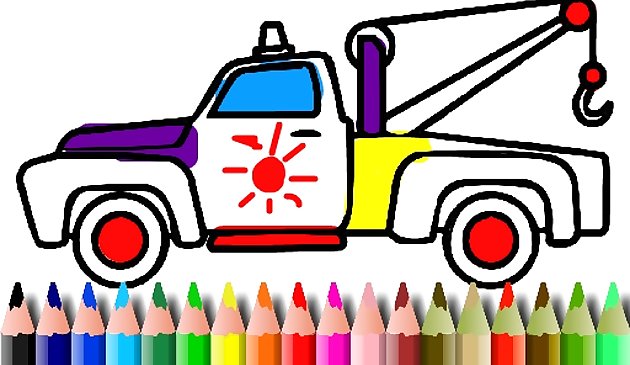 Раскраска грузовиков BTS