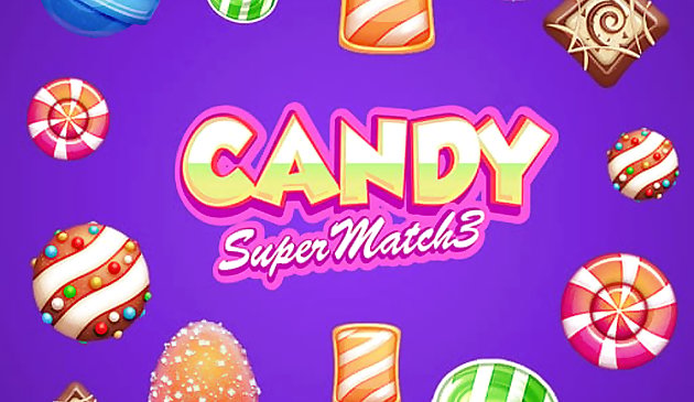 Süßigkeiten-Match-Saga | Für Mobilgeräte optimiert | Vollbild