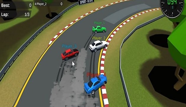 Фантастическая пиксельная гонка на автомобилях GM Мультиплеер
