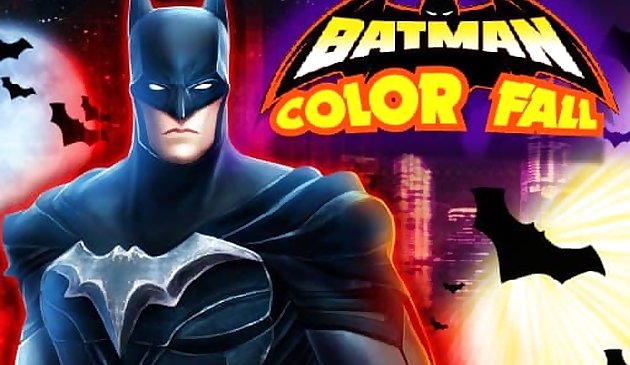 Batman Color Fall Puzzle Spiel