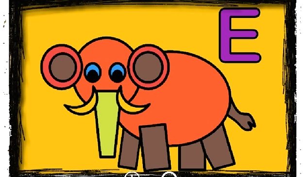 Easy Kids Coloring Letters