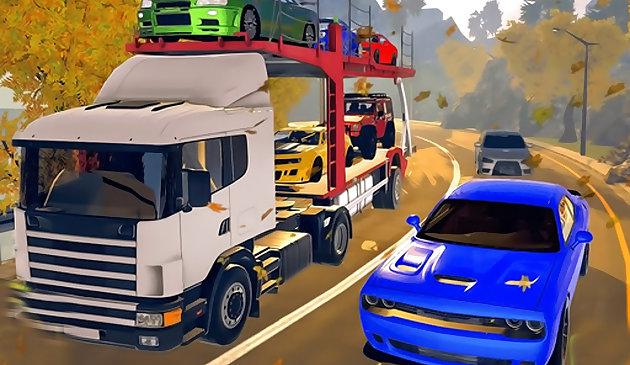 Simulador de camión transportador de automóviles