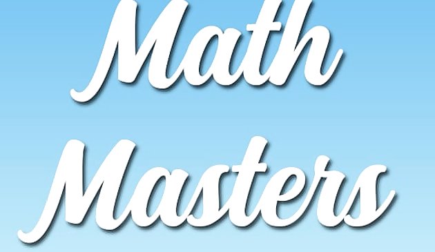 Masters de mathématiques