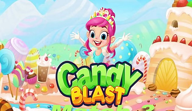 Candy Blast Mania - 3-Gewinnt-Puzzlespiel