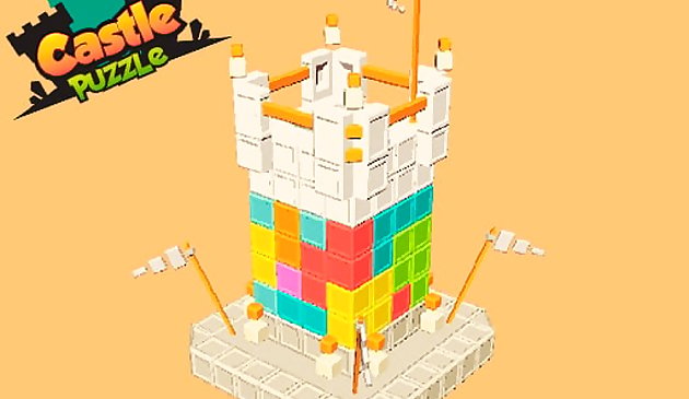 Schloss-Puzzle 3D