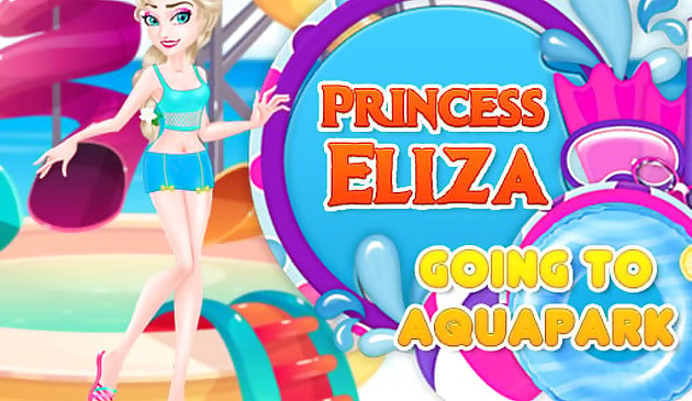 La princesse Eliza se rend au parc aquatique
