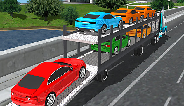 Simulateur de camion de transport de voiture