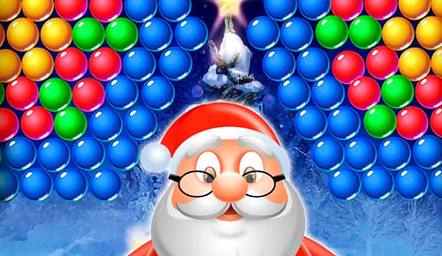 Weihnachtsmann-Seifenblasen-Explosion