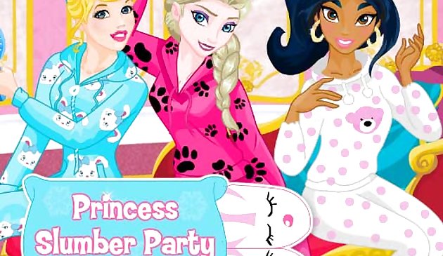 Princess Slumber Party Funny Faces