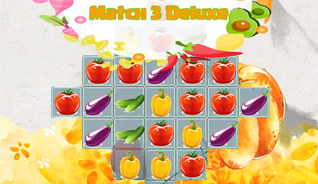 Vegetables Match 3 Deluxe