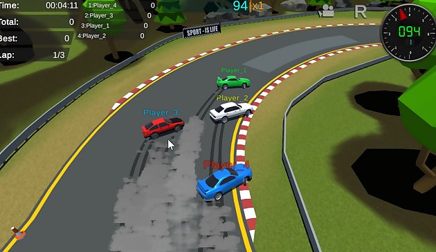 Fantástico multijugador Pixel Car Racing